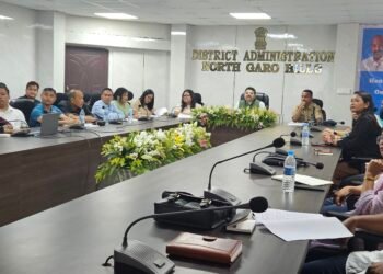 Union MoS reviews schemes in North Garo Hills