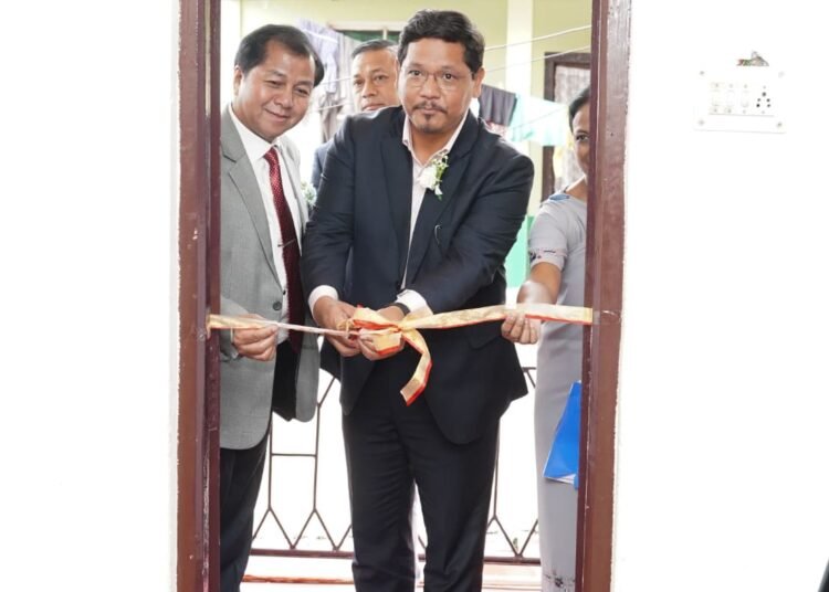 CM inaugurates computer lab & community hall in Mawlai