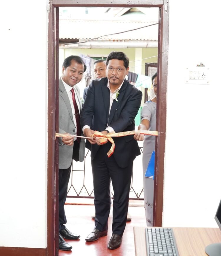 CM inaugurates computer lab & community hall in Mawlai