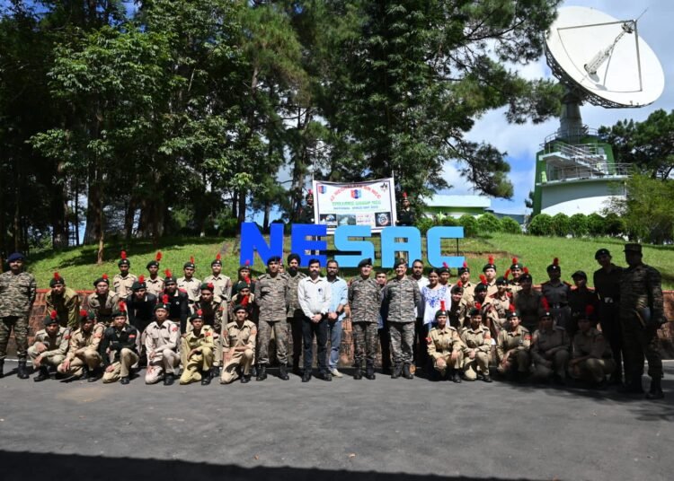 NCC cadets visit NESAC on National Space Day