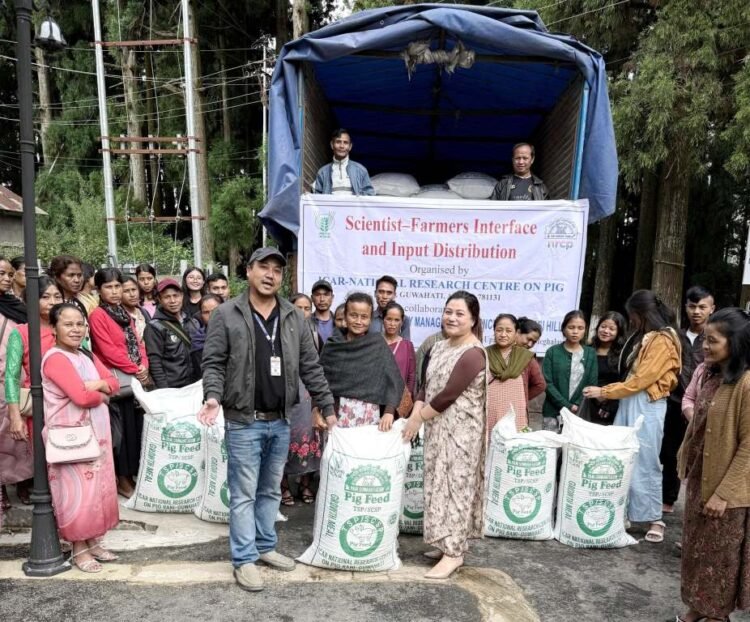 Training programme on scientific piggery and feed distribution held in Upper Shillong