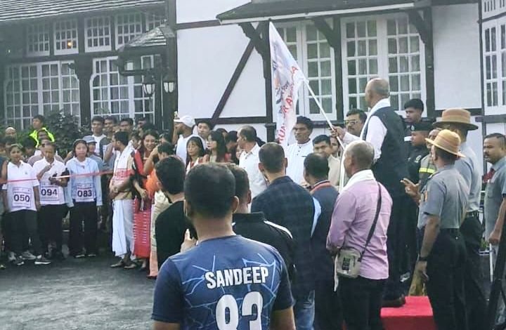 Mini marathon held at Raj Bhavan to mark 10th Ayurveda Day