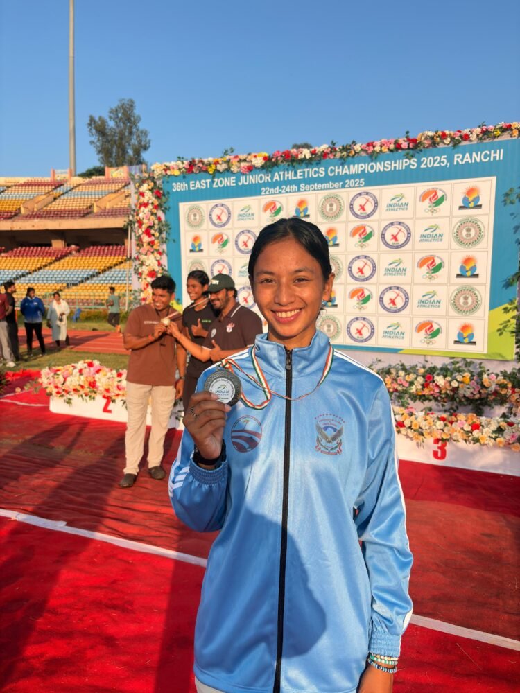 Jr Natl Athletics: M’laya end with 11 medals; Damika Lyngdoh claims 2 silver, 1 bronze