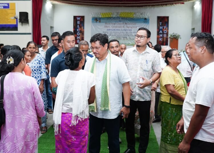 Conrad dons MLA hat to meet constituents