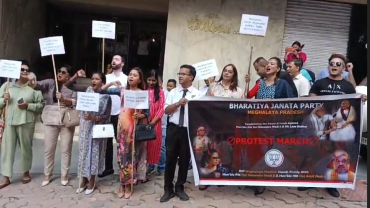 State BJP stages protest over Rahul Gandhi’s remarks