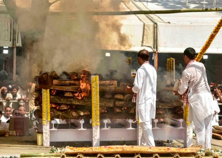 Singer Zubeen Garg’s last rites performed with full state honours