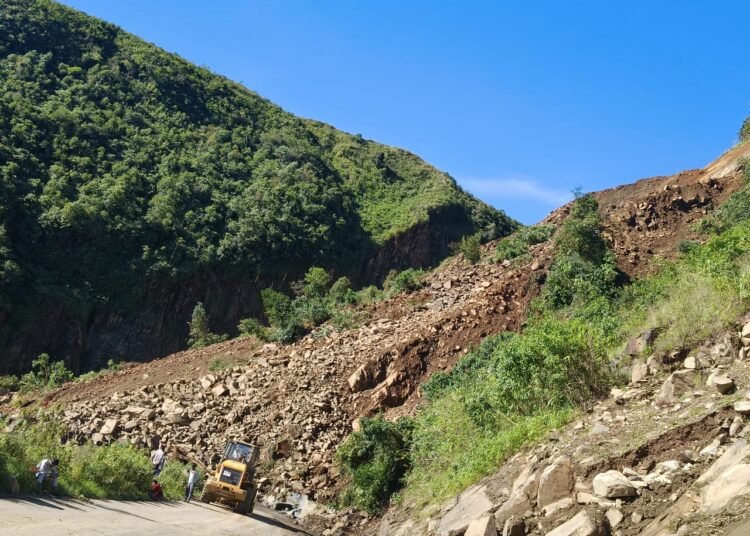 Shillong-Dawki Road near Pomlum set to reopen