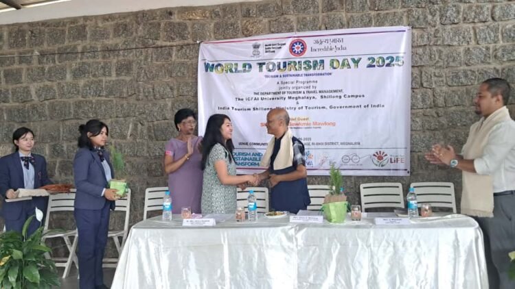 ICFAI celebrates tourism day at Mawlyndep