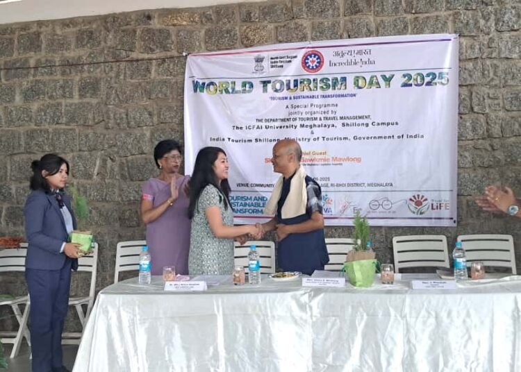 ICFAI celebrates tourism day at Mawlyndep