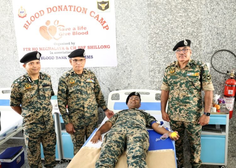 BSF organises blood donation drive