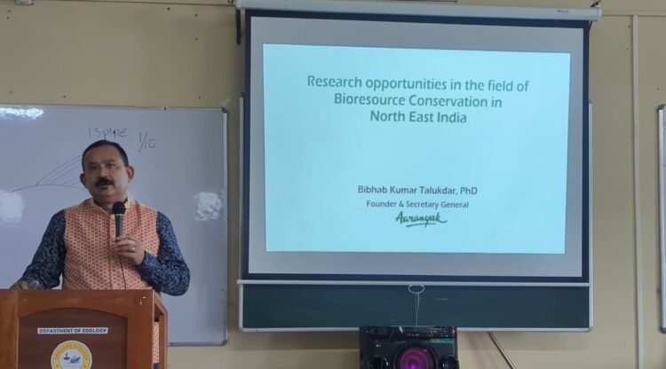 Conservation scientist urges Shillong students to focus on NE’s biodiversity