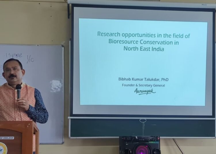 Conservation scientist urges Shillong students to focus on NE’s biodiversity