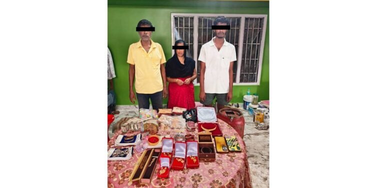 Three of family held with drugs stash inside modified gas cylinder, almirah