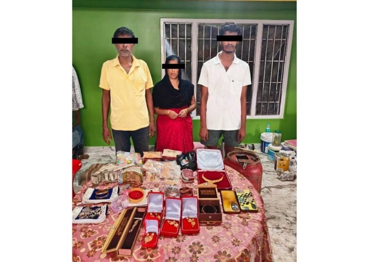 Three of family held with drugs stash inside modified gas cylinder, almirah