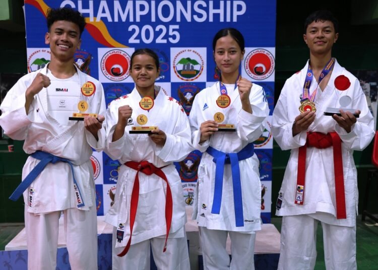 East Khasi Hills retain title of Overall Champs at 31st State Karate C’ship; WKH & Ri-Bhoi runners-up