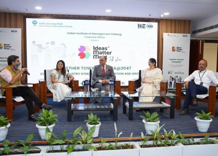 IIM Shillong hosts HT – “Ideas Matter Most”: Together Towards India@2047