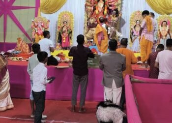 Sarbojanin Durga Puja committee in Khliehriat celebrates Golden Jubilee