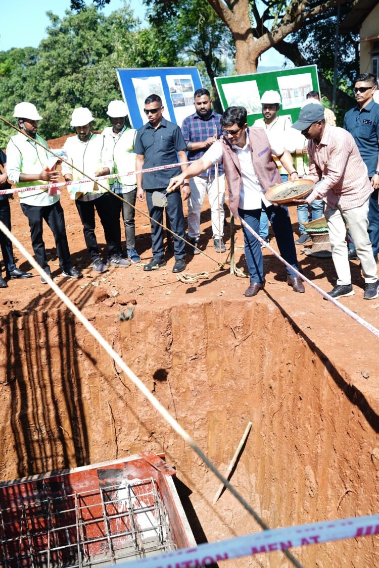 Additional Secretariat complex construction begins with first concrete pouring