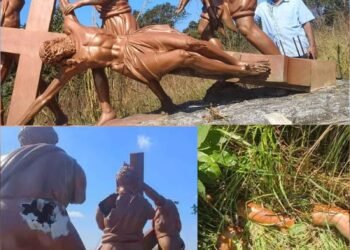 Eleventh station of cross desecrated in Amlarem