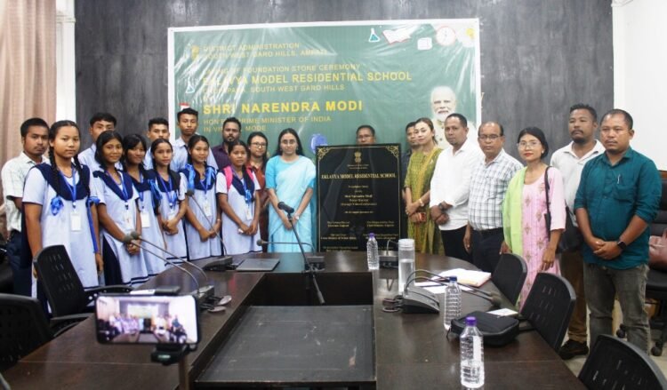 PM lays foundation stone for EMRS in South West Garo Hills