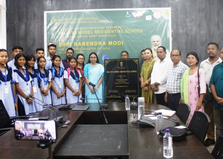 PM lays foundation stone for EMRS in South West Garo Hills