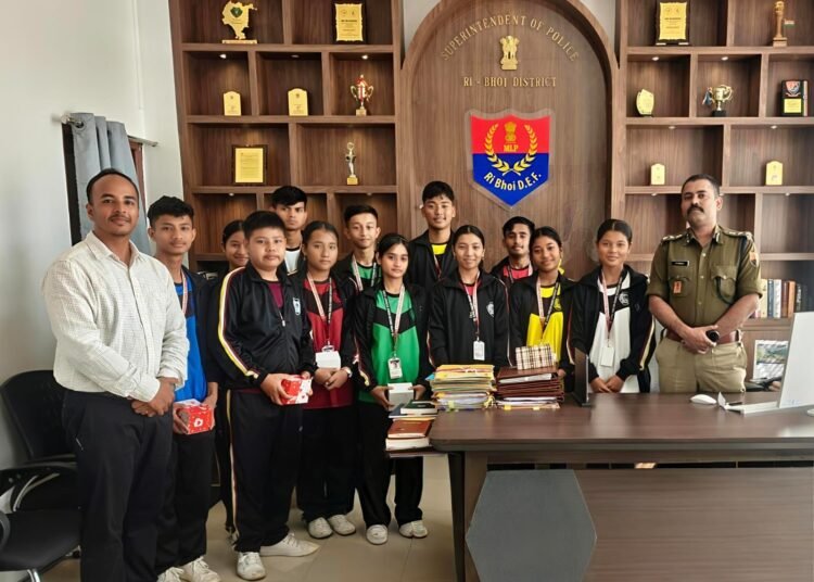 SP of Ri-Bhoi felicitated for drive against traffic violations