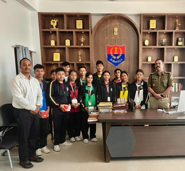 SP of Ri-Bhoi felicitated for drive against traffic violations