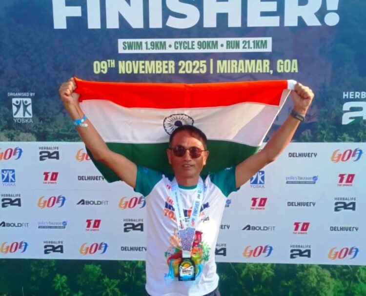 Shillongite completes gruelling Ironman triathlon in Goa