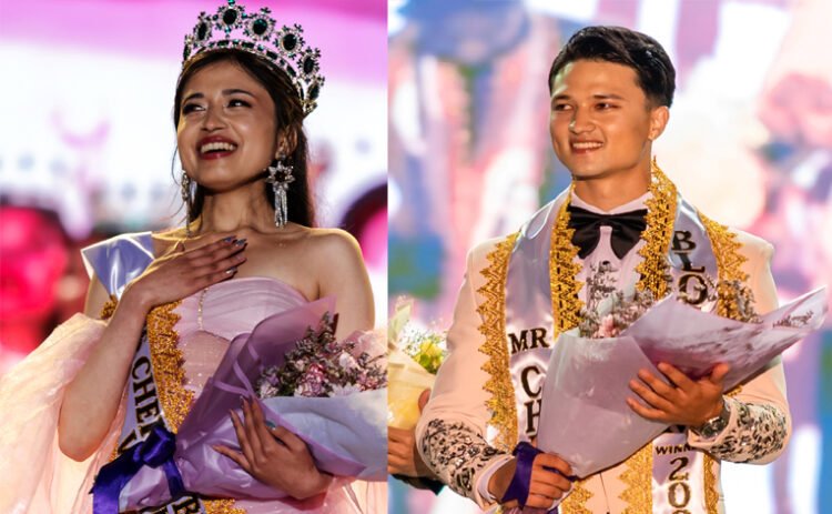 Lapynshai Marak, Rohan Pradhan crowned Miss & Mr Cherry Blossom