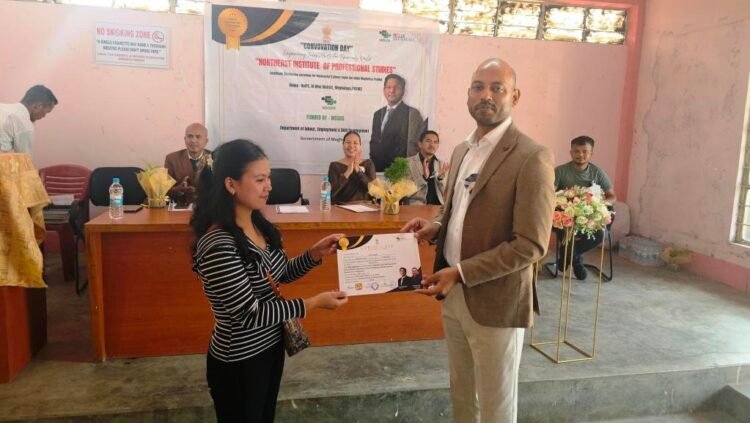 Youth awarded skill training certificates by NeIPS