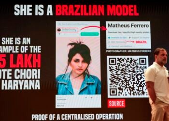 Haryana polls ‘stolen’, EC colluded with BJP: Rahul claims 25 lakh fake entries in state poll list