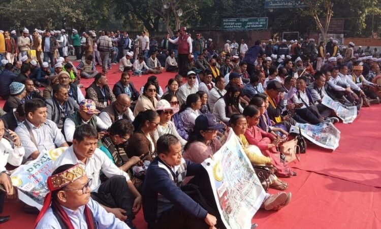 Meghalaya teachers join protest against TET in Delhi