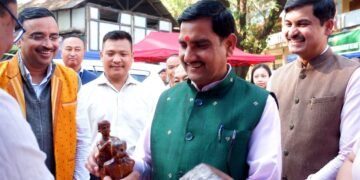 Union MoS Tokhan Sahu chaired review meeting in South Garo Hills