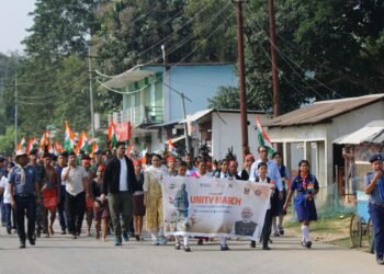 Hundreds join Ek Bharat-Aatmanirbhar Bharat unity march in Ampati