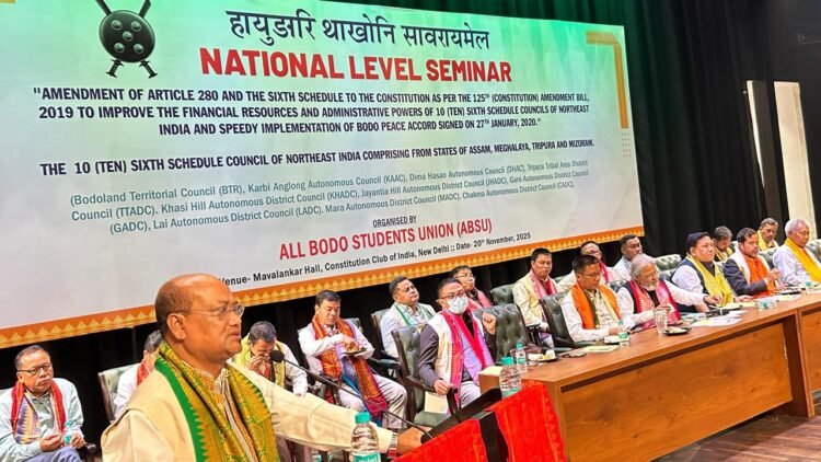 NE tribal councils push centre for Sixth Schedule reforms