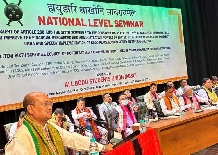 NE tribal councils push centre for Sixth Schedule reforms