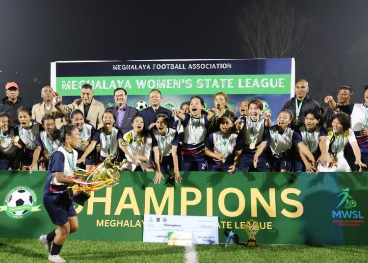Jakrem crowned first ever Meghalaya Women’s State League champions