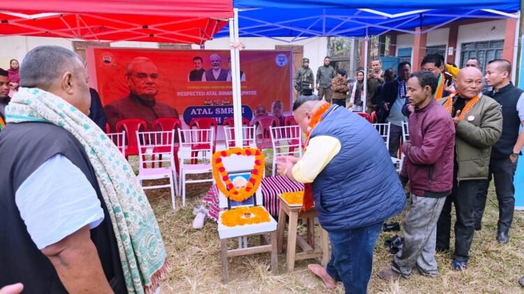 Nagaland minister pays respects to Vajpayee in Ri-Bhoi