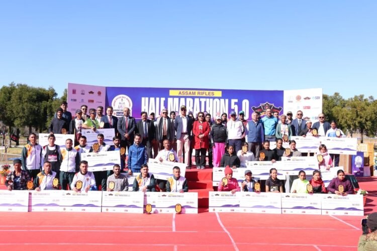 Assam Rifles holds 5th Half Marathon
