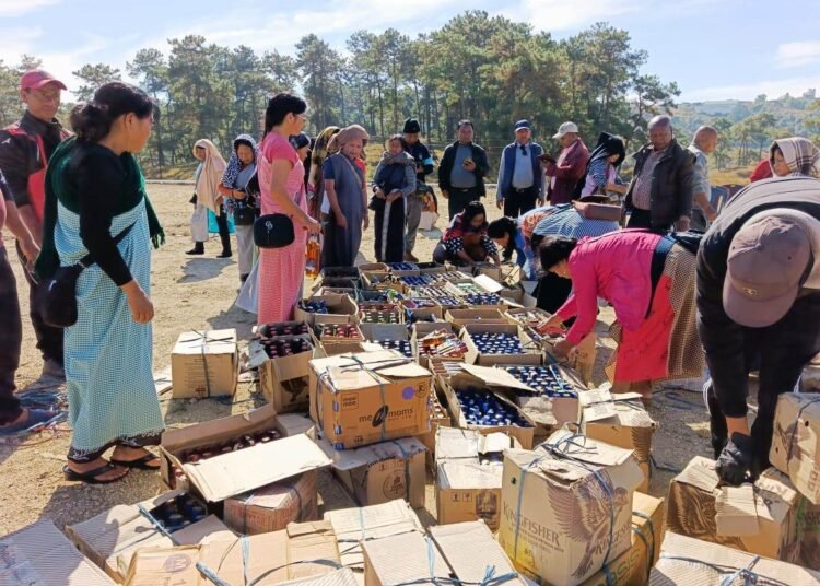 Raid conducted in Mawkyrwat market, illegal liquor seized