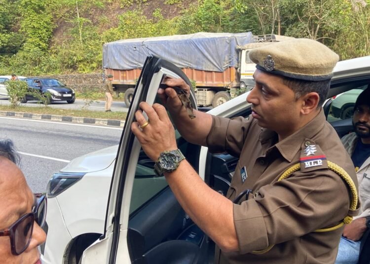 Ri Bhoi police step up drive against tinted glasses, sirens