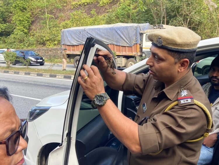 Ri Bhoi police step up drive against tinted glasses, sirens