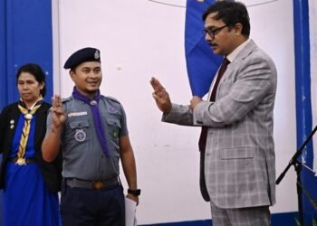 Chief Secretary inducted as President of Meghalaya Scouts & Guides