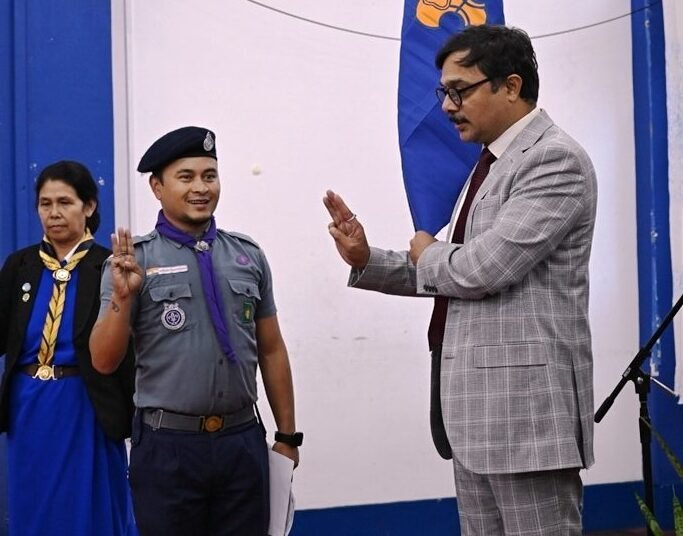 Chief Secretary inducted as President of Meghalaya Scouts & Guides