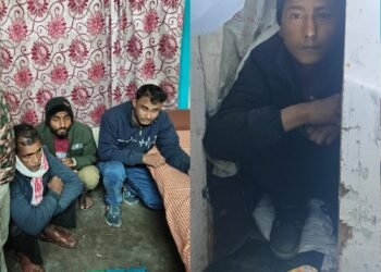 Four drug peddlers held, 72.93 gm heroin seized