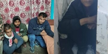 Four drug peddlers held, 72.93 gm heroin seized