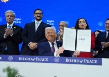 India not present at signing ceremony of Trump’s ‘Board of Peace’