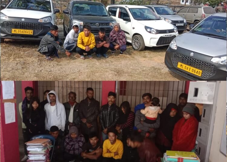 18 B’desh illegals, 7 locals arrested in multi-stage op