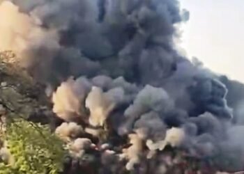 Fire breaks out at Byrnihat foam factory, heavy loss reported