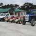 Farmers receive agricultural implements